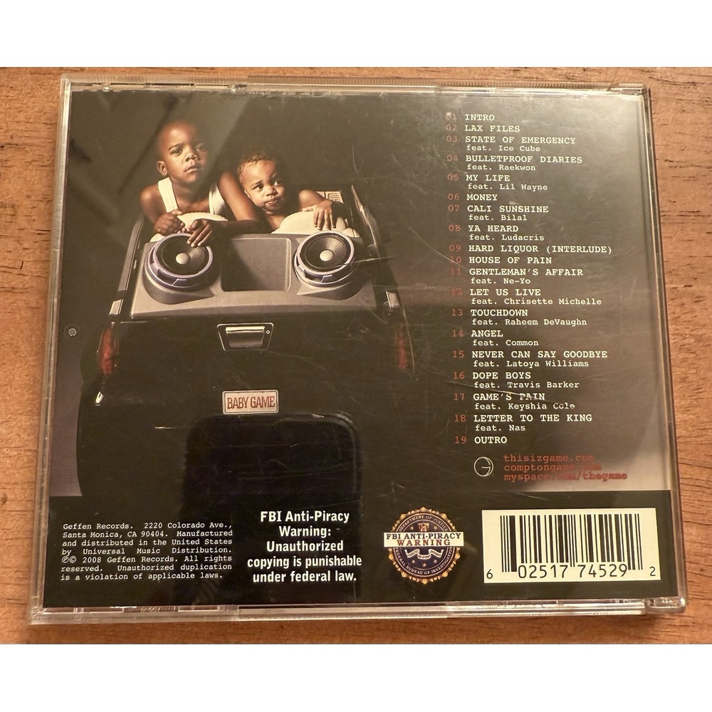 Lax‎ by Game (CD, 2008) - Picture 2 of 4